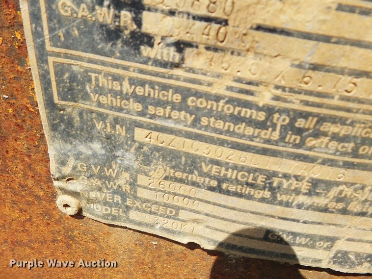 image for item DE7836 1990 CZ Engineering CZ720KT equipment trailer