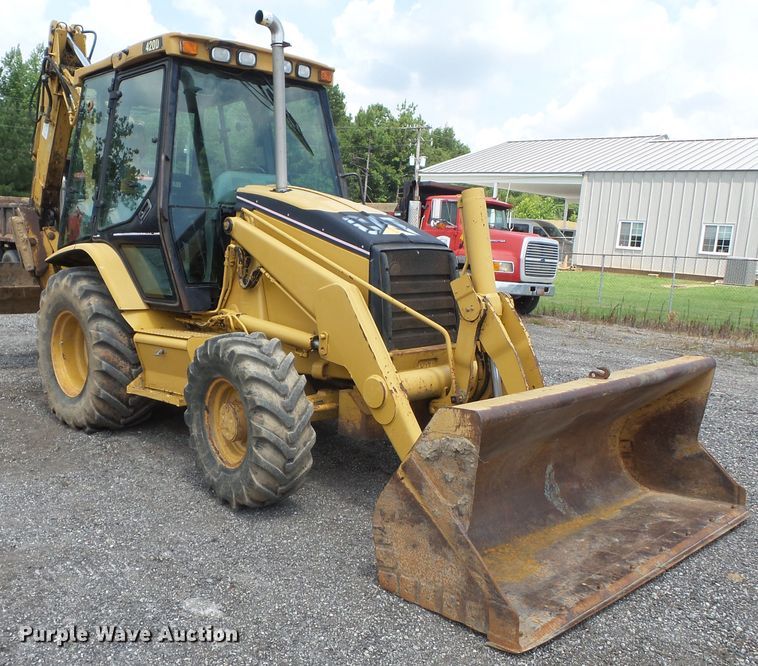 image for item DE7842 2003 Caterpillar 420D backhoe