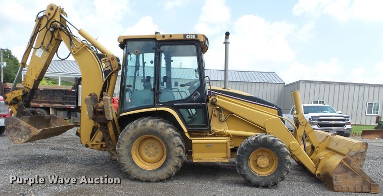 image for item DE7842 2003 Caterpillar 420D backhoe
