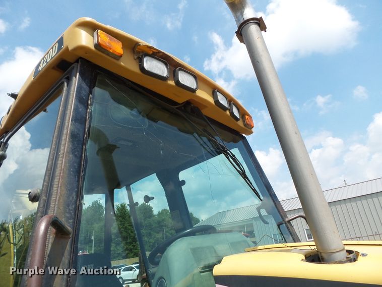 image for item DE7842 2003 Caterpillar 420D backhoe