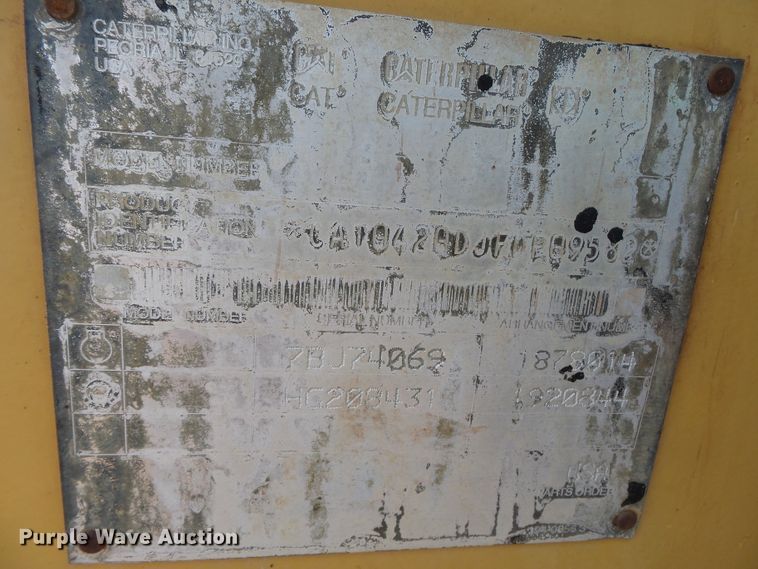 image for item DE7842 2003 Caterpillar 420D backhoe