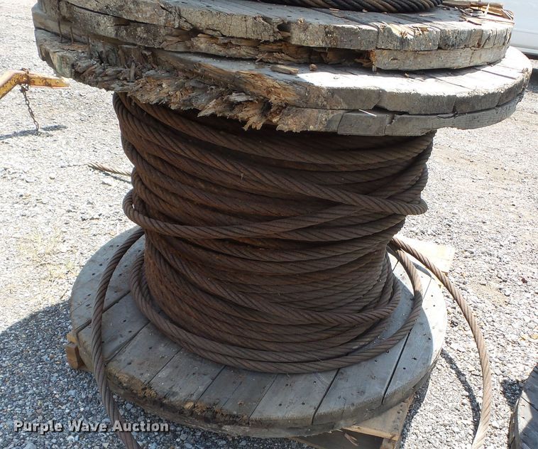 image for item DE7848 (4) partial rolls steel cable