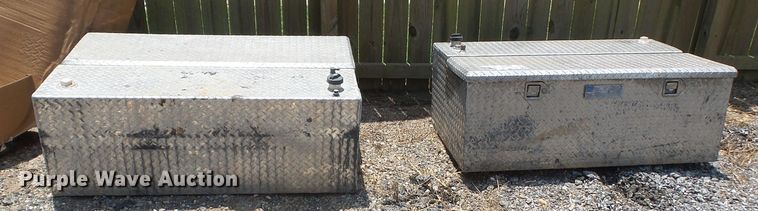 image for item DE7852 (2) 2011 RDS 72774 toolboxes with auxiliary fuel tanks