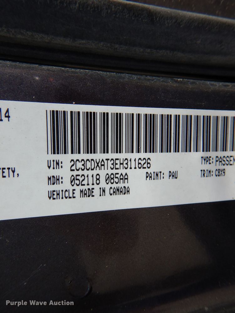 image for item DE8503 2014 Dodge Charger Police