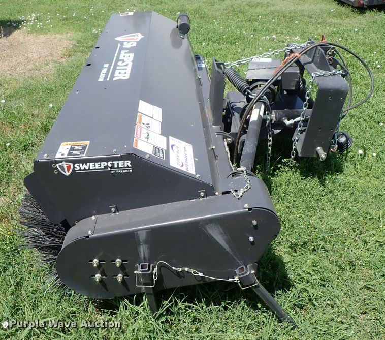 2014 Paladin Sweepster broom in Kinsley, KS Item DF1247 sold Purple