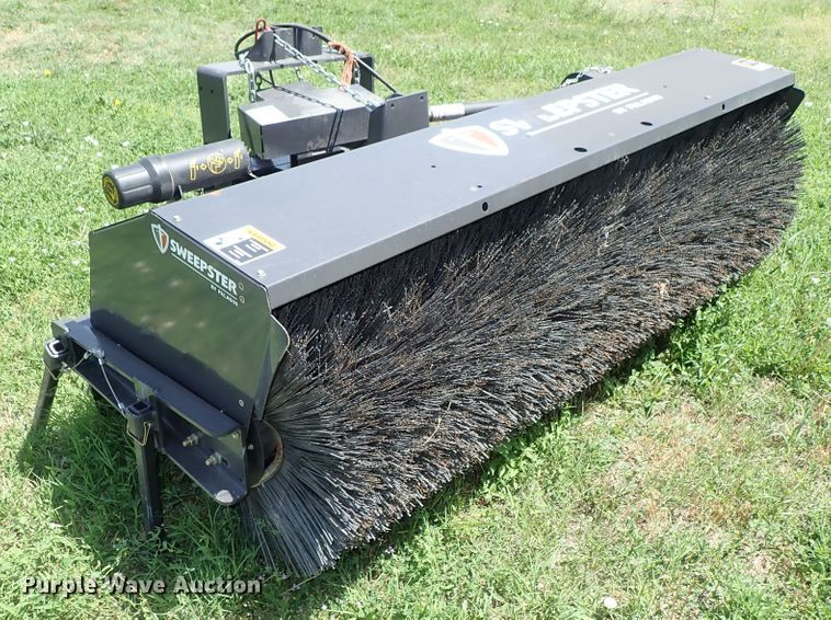 2014 Paladin Sweepster broom in Kinsley, KS Item DF1247 sold Purple