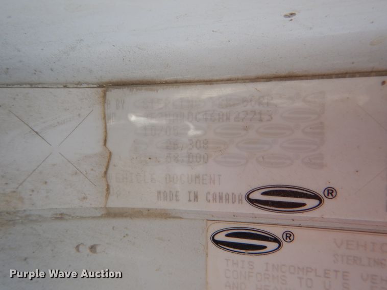 image for item DG4796 2006 Sterling L-Line dump truck