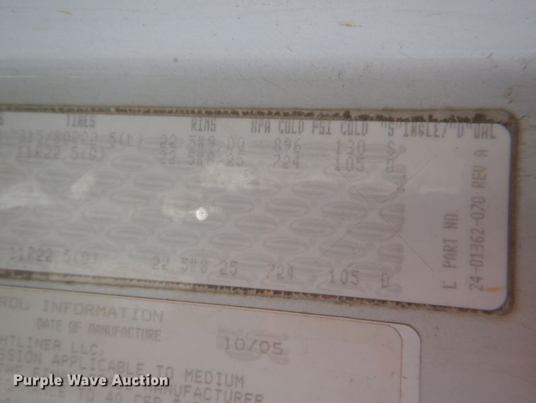 image for item DG4796 2006 Sterling L-Line dump truck