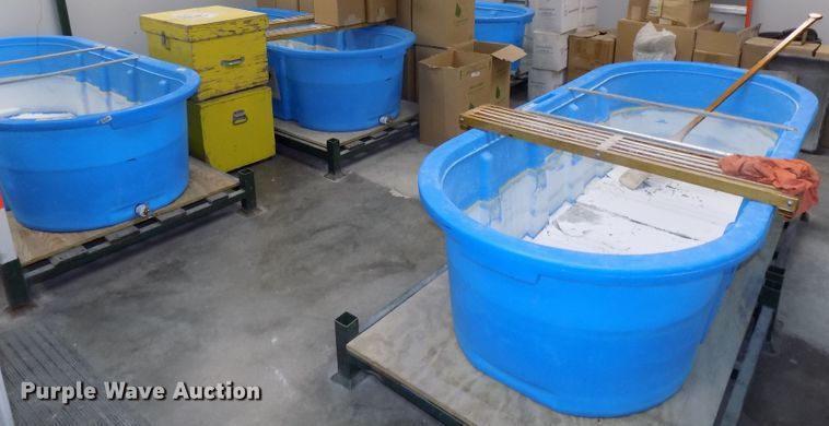 image for item DO9480 (4) poly curing tanks