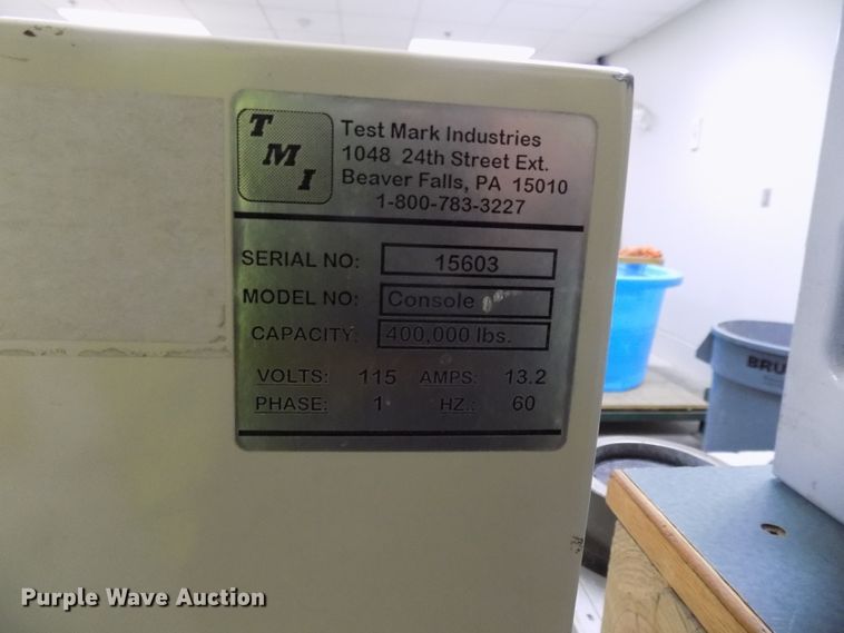 image for item DO9481 Test Mark CM-4000-D concrete compression testing machine