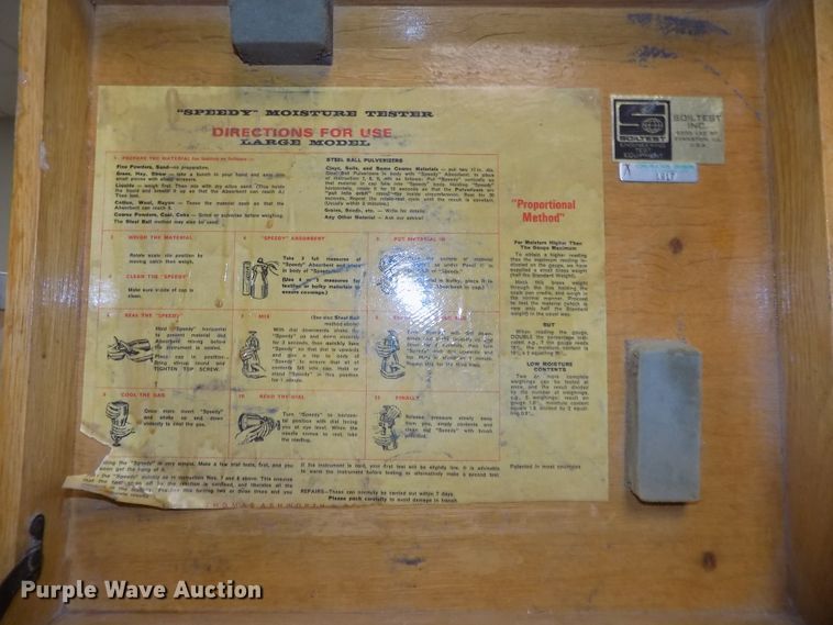 image for item DO9483 Soil testing apparatus