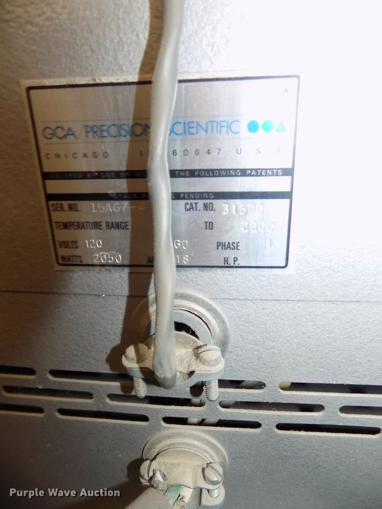 image for item DO9487 GCA Precision Scientific Thelco 33 oven