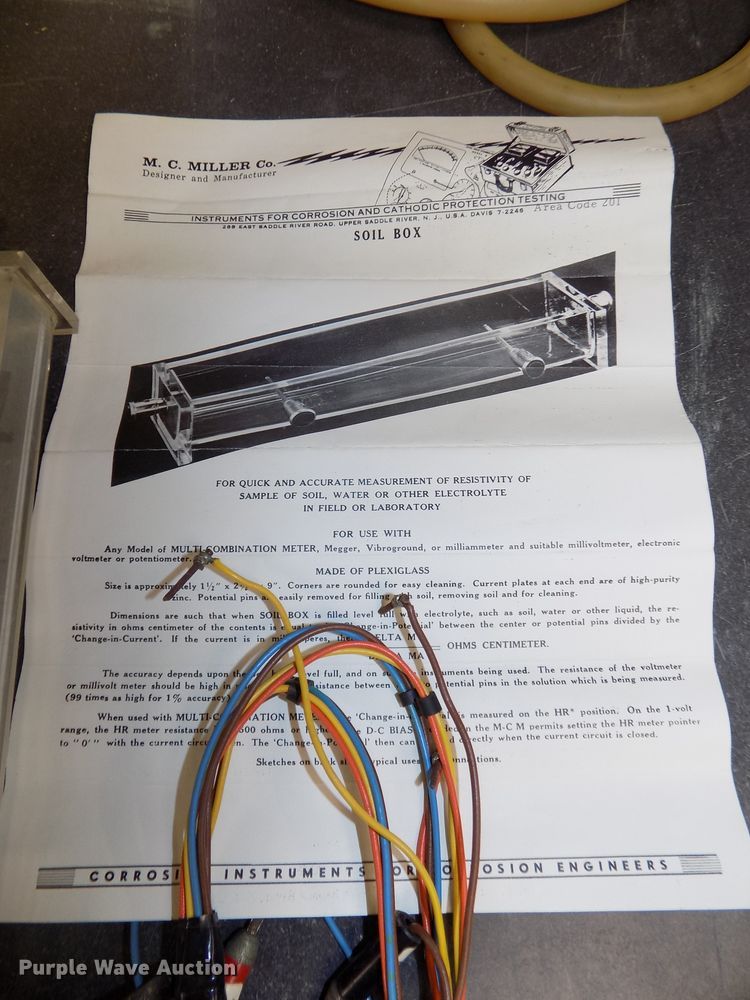 image for item DO9491 Soil resistivity and PH test kits
