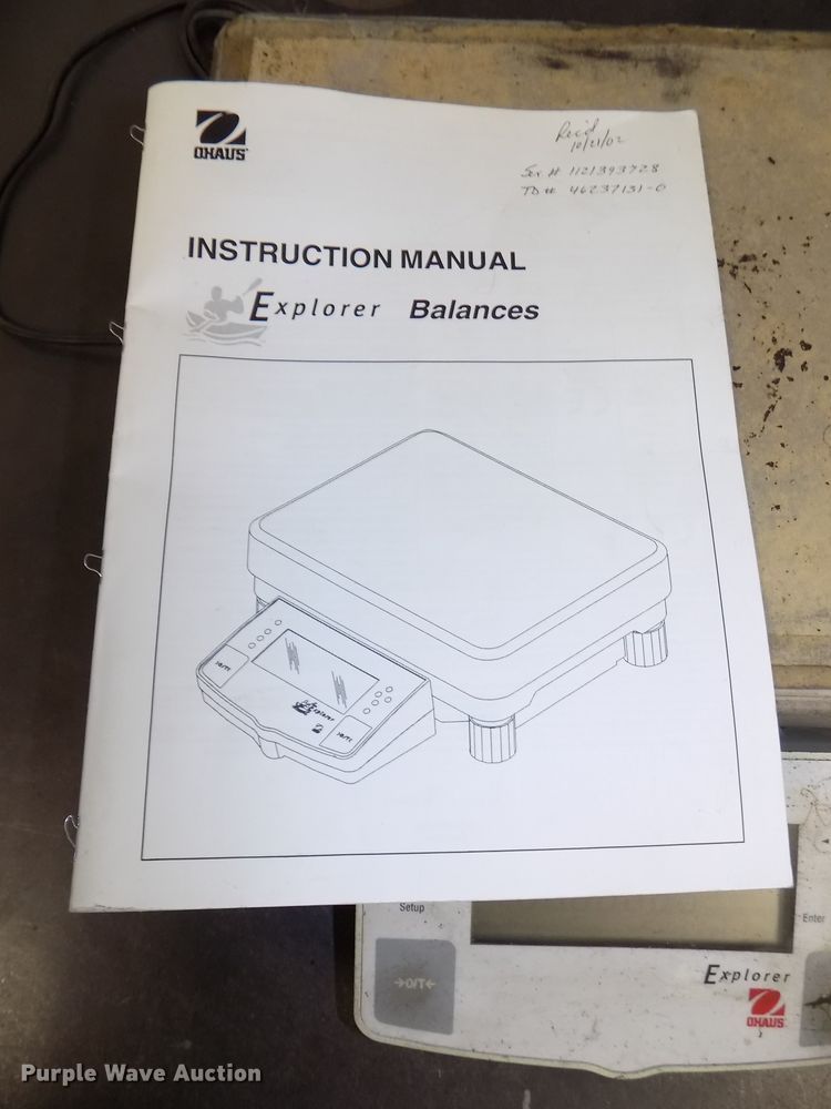 image for item DZ9735 Ohaus Explorer digital scale