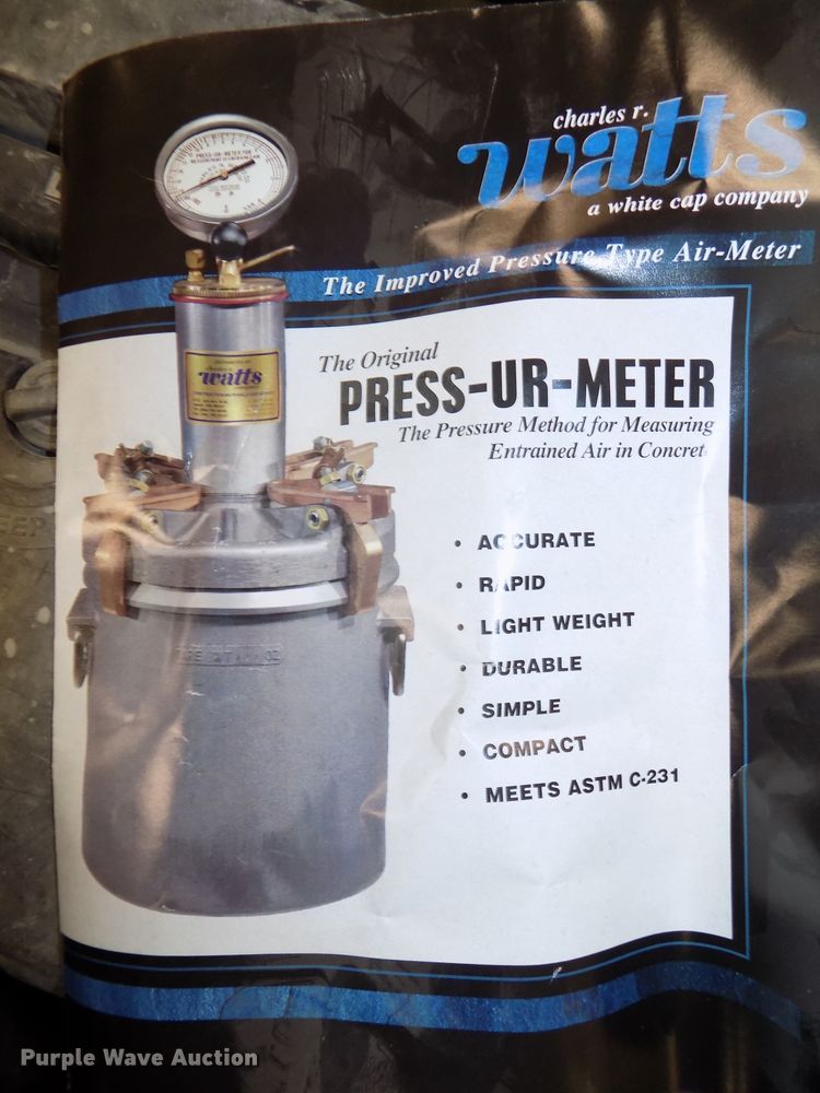 image for item DZ9746 (3) concrete air meters
