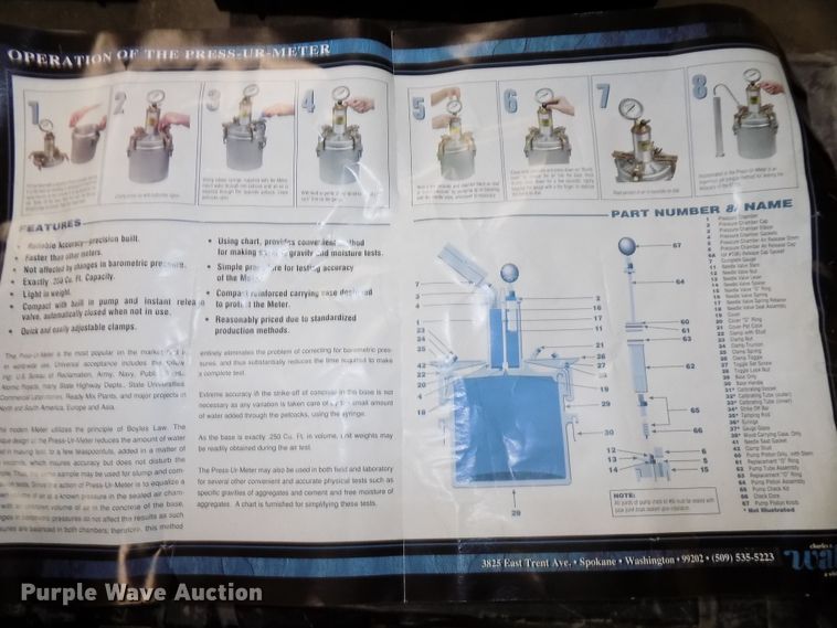 image for item DZ9748 (3) concrete air meters