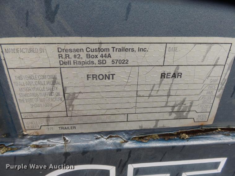 image for item EF9501 1994 Dressen dump trailer