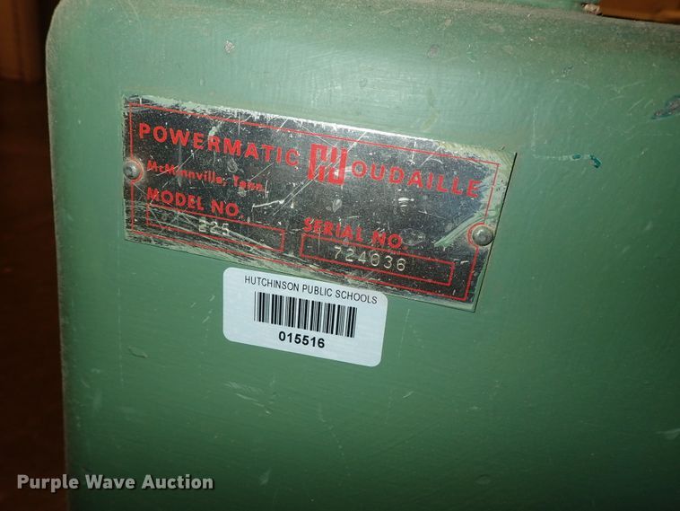 image for item FE9810 Powermatic 225 planer