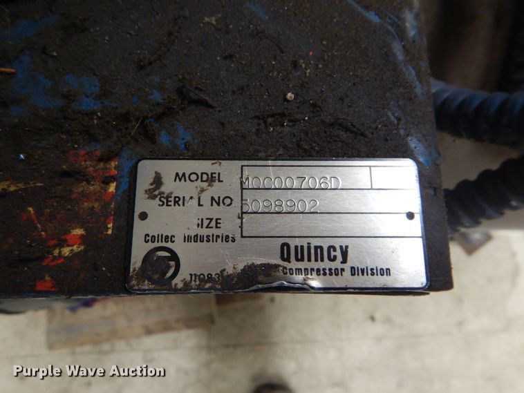 image for item FG9499 Quincy 1QC00706D air compresor