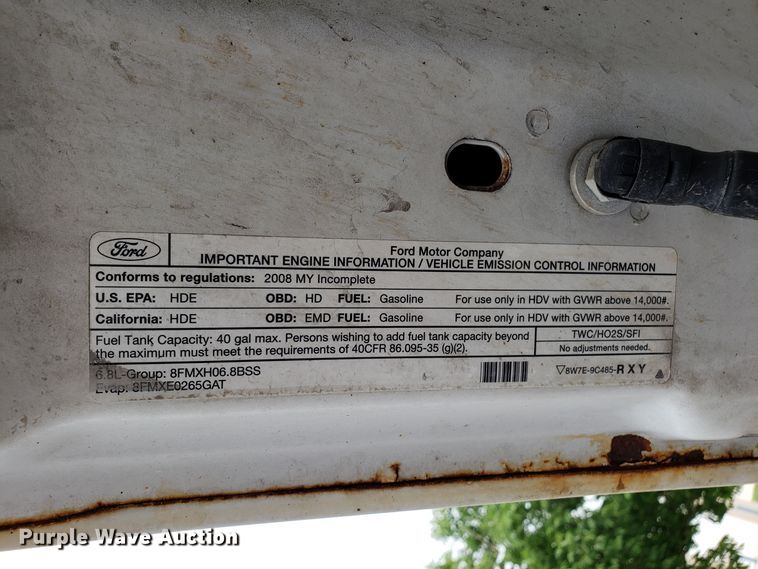 image for item FL9001 2008 Ford F450 Super Duty dump truck