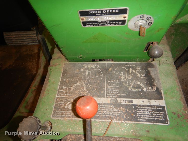 image for item FP9041 John Deere 210 lawn mower