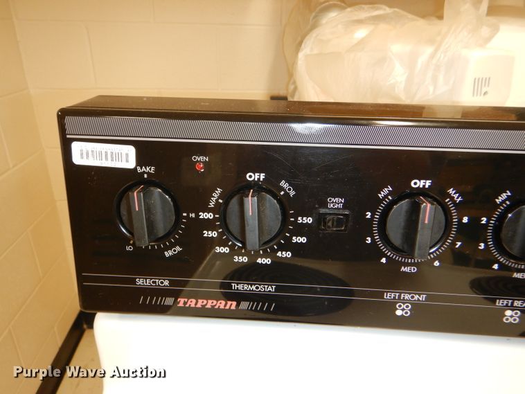 image for item FP9126 (2) Tappan four burner electric stove