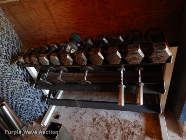 image for item G1850 Weight benches and dumbbells