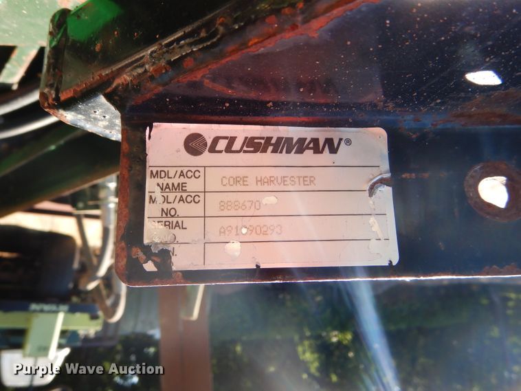 image for item GH9508 Cushman core harvester