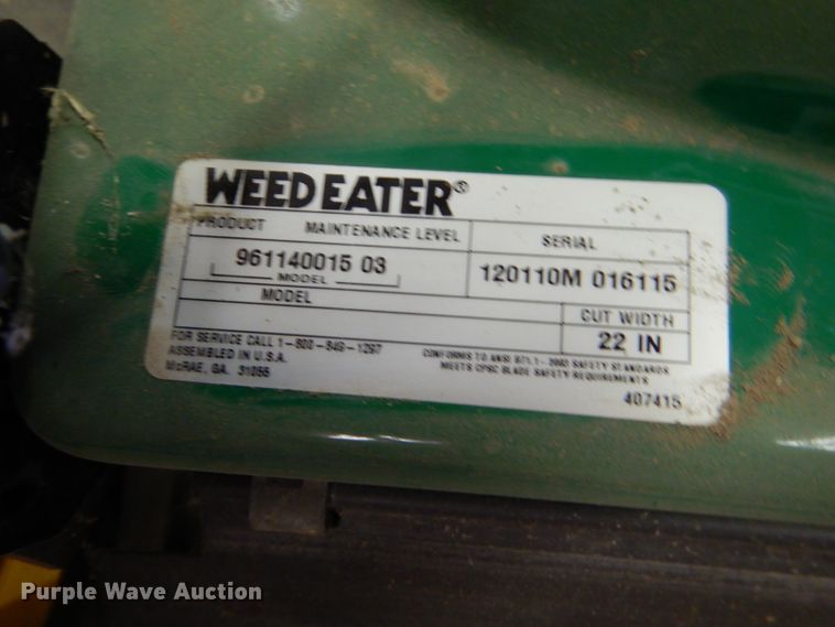 image for item GH9515 Weed Eater push mower