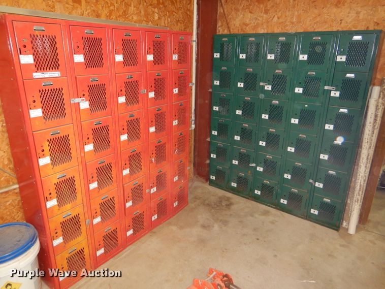 image for item GH9521 (2) sets of Penco metal lockers