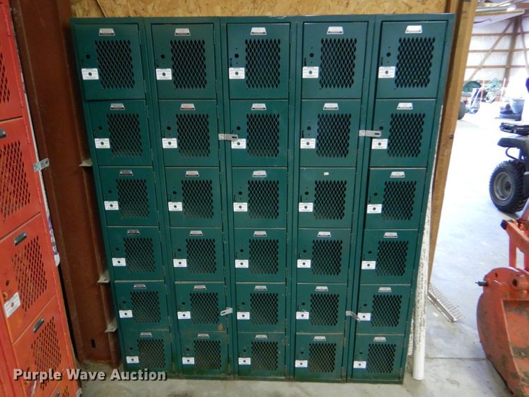 image for item GH9521 (2) sets of Penco metal lockers