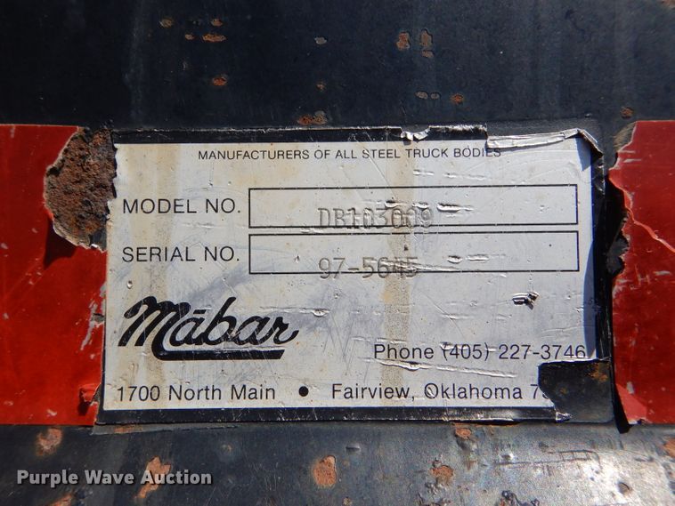 image for item GH9527 1997 Chevrolet C8500 dump truck