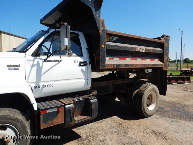 image for item GH9527 1997 Chevrolet C8500 dump truck