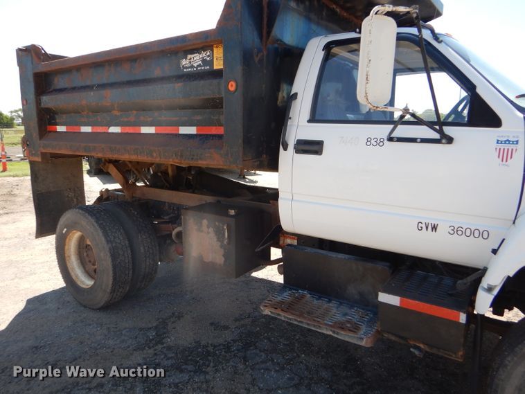 image for item GH9527 1997 Chevrolet C8500 dump truck