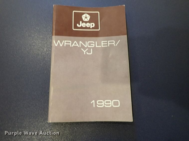 image for item DE5414 1990 Jeep Wrangler SUV