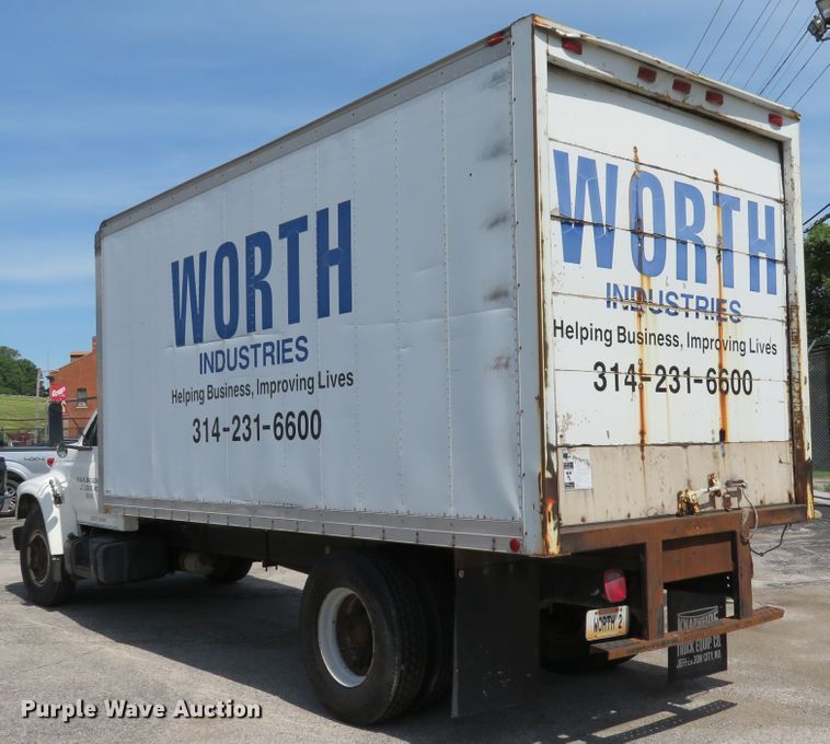 image for item DE8134 1995 Ford F700 box truck