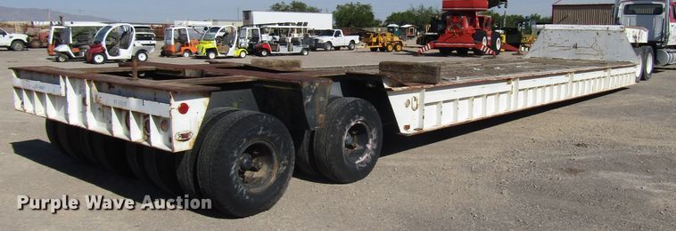 image for item DG1269 1952 Birmingham low boy equipment trailer