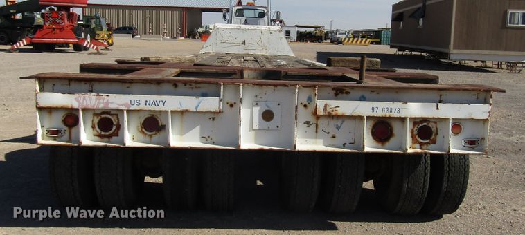 image for item DG1269 1952 Birmingham low boy equipment trailer