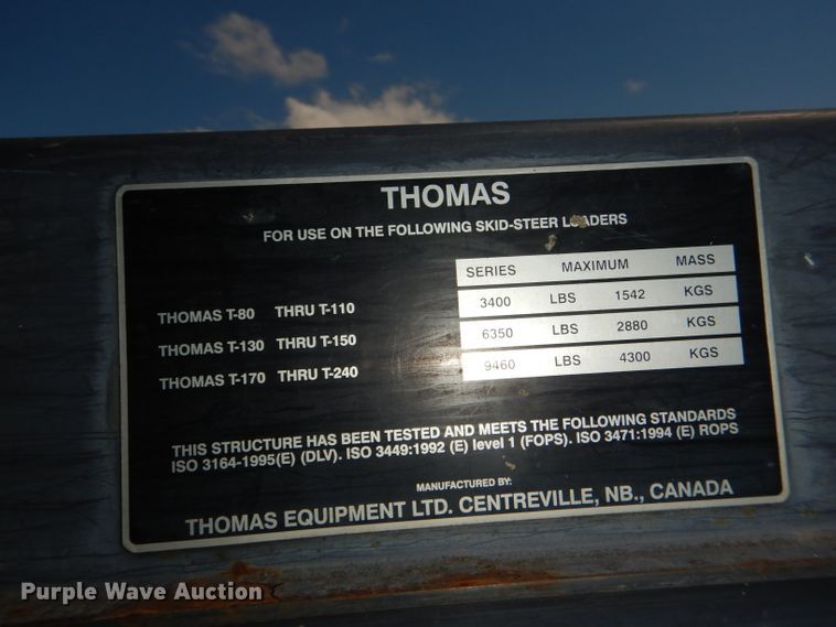 image for item DG4806 2002 Thomas ProTough 2200 skid steer