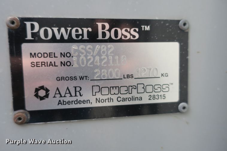 image for item EA9326 Power Boss CSS/82 floor scrubber
