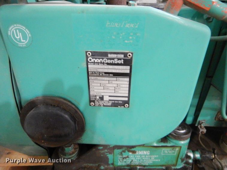 image for item ED9450 Onan 4.0CCK1R6000J generator
