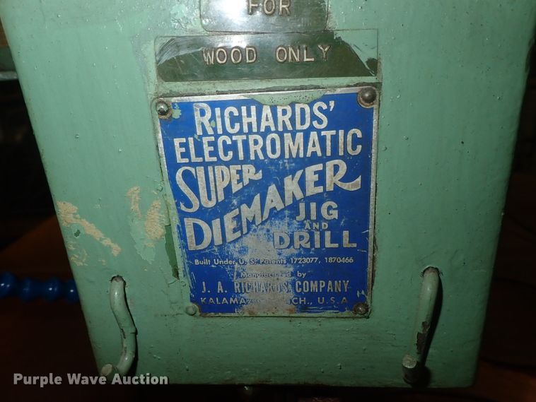 image for item FE9791 Richards Diemaker jig and drill