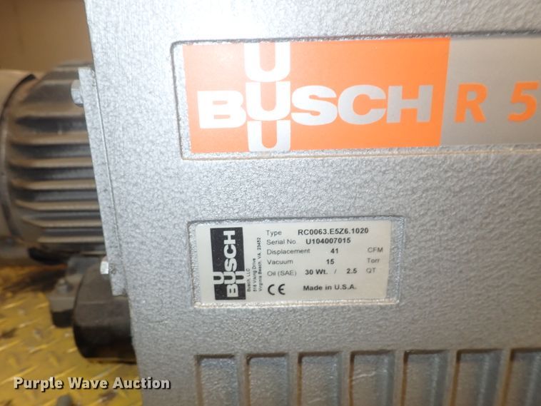 image for item FE9794 (2) Busch R5 vacuum pumps