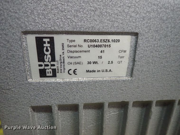 image for item FE9794 (2) Busch R5 vacuum pumps