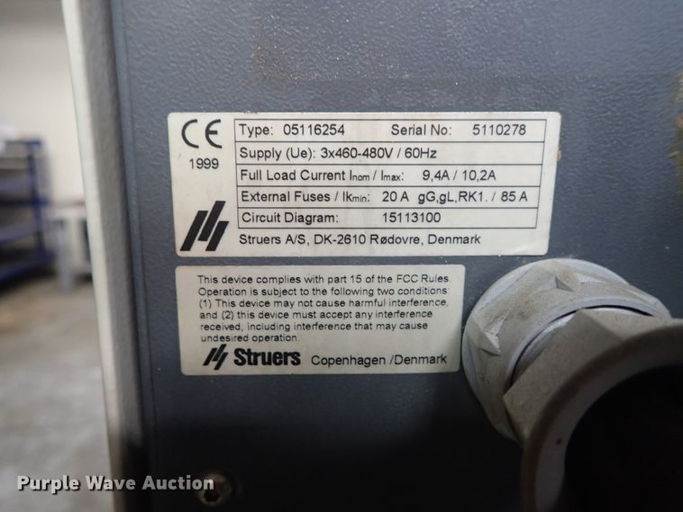 image for item FE9796 Struers Discotom-5 cutt-off machine