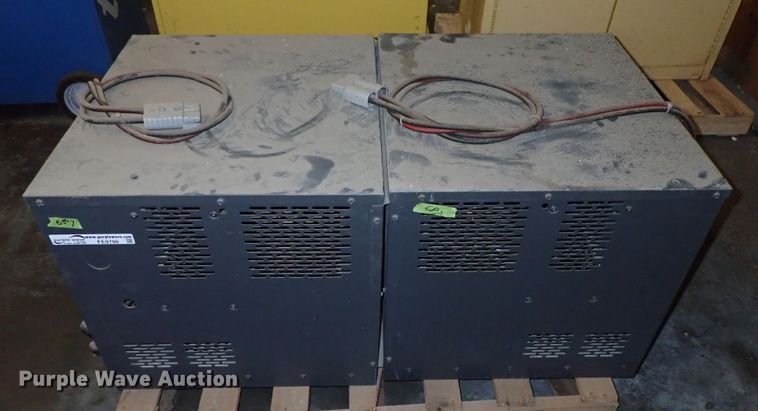 image for item FE9798 (2) Exide D3G-18-750 forklift battery chargers