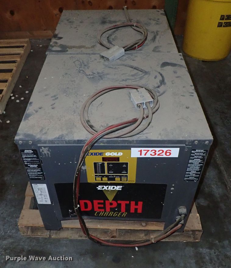 image for item FE9798 (2) Exide D3G-18-750 forklift battery chargers