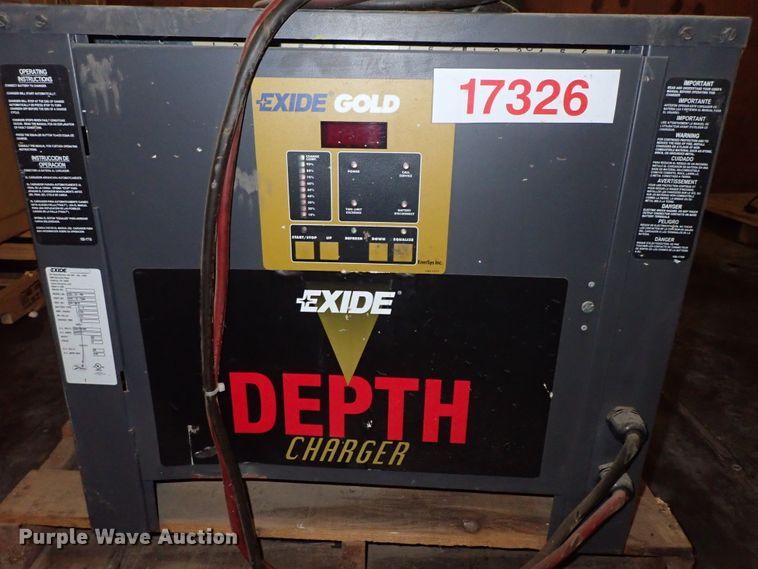 image for item FE9798 (2) Exide D3G-18-750 forklift battery chargers
