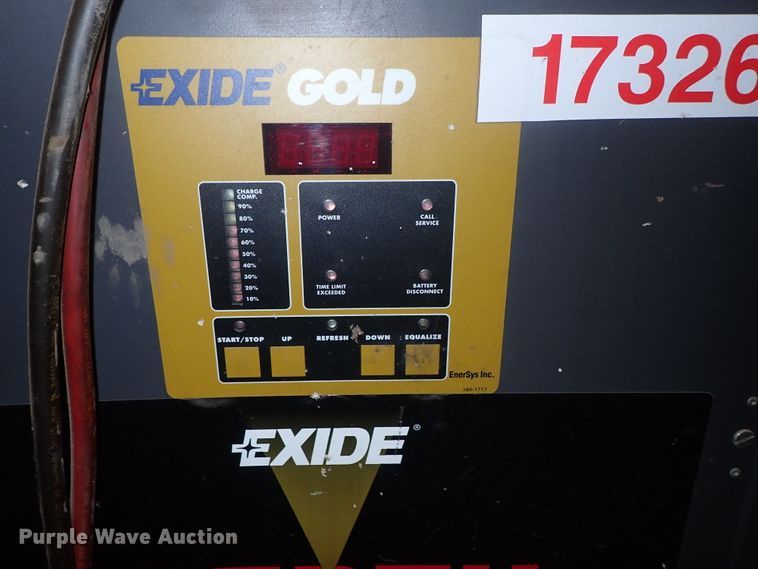 image for item FE9798 (2) Exide D3G-18-750 forklift battery chargers