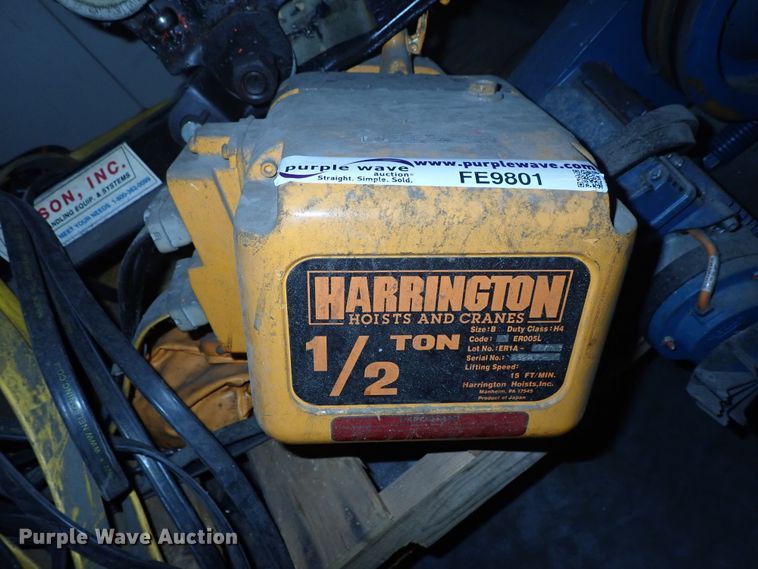 image for item FE9801 Harrington overhead hoist